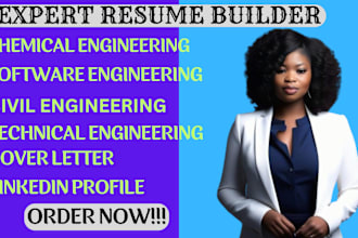 write professional engineering resume, mining resume, cover letter and linkedin