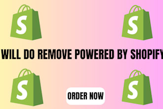 do remove powered by shopify from your shopify store