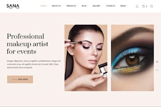 do cruixie, makeup artist website, cosmetic website, and beauty salon website