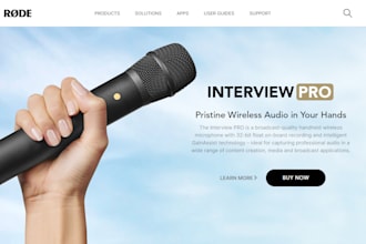 design audio video props website dropshipping electronic gadget shopify store