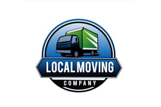 design truck, semi truck and transportation companies logo