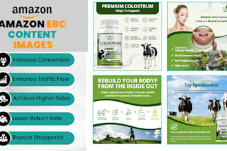 design amazon infographic, product photo content a plus premium for amazon