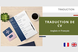 traduire votre CV en anglais ou francais