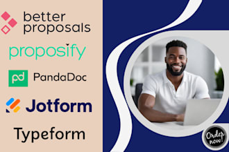 design proposal and form proposify pandadoc better proposal jotform and typeform