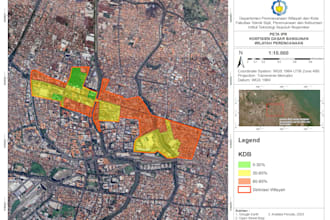 digitize maps and create clean gis shapefiles based on your data or brief