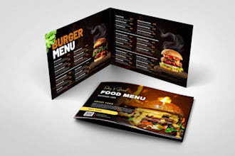 design restaurant food menu design, and food flyer design