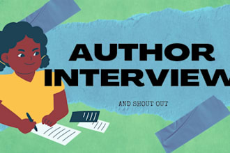 do an author interview and promote book on instagram