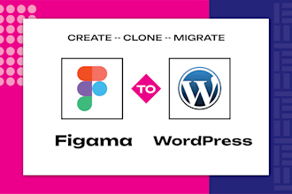 convert figma to wordpress elementor website SEO friendly