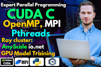 write parallel programming in cuda openmp mpi pthreads ray cluster