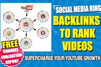 boost your youtube ranking and traffic with high quality backlinks network