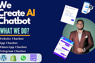 build your own ai chatbot, app using llm, ai agents