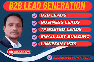 do provide b2b lead generation and email list building for any industry