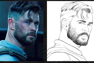 draw a beautiful portrait for you