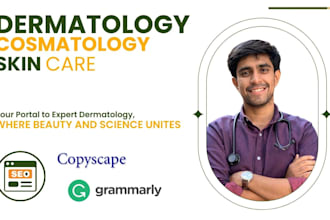 write dermatology and aesthetic articles and blog posts