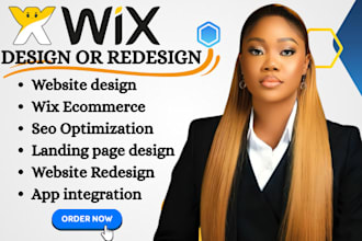 wix website design, website development, redesign business wix website