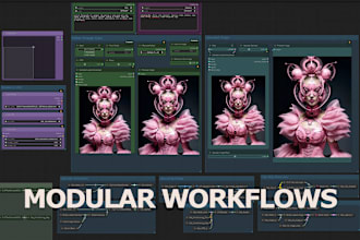 create a custom comfyui workflow for ai image generation