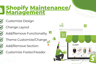 manage and improve your shopify store