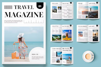 design magazine layout, lookbooks, product catalog, sell sheet, newsletter