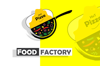 design unique logo for pizza, burger, grill, juice bar and restaurant