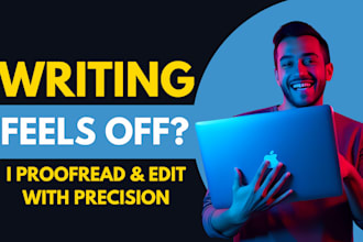 proofread and copy edit your writing for clarity