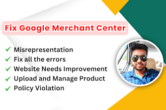 fix google merchant center suspension misrepresentation gmc shopping ads