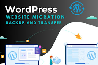 migrate wordpress website for you to another hosting
