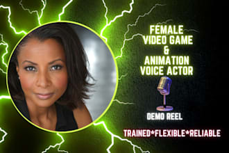 record your female video game character voices