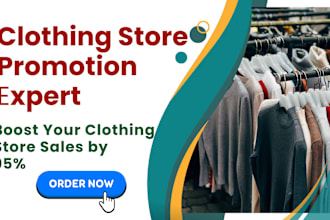 boutique promotion, clothing store and  fashion store promotion