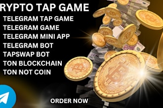 develop telegram crypto game telegram web app telegram bot tap swap bot