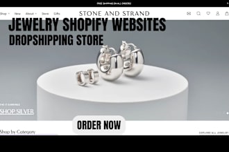 design jewelry shopify store necklace bracelets  handmade jewelry dropshipping