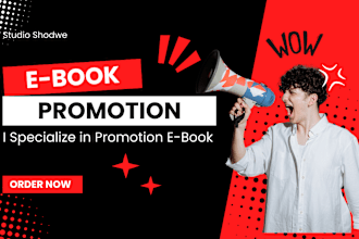 do book and ebook marketing, audiobook promotion book with cover mock up