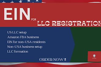register llc wyoming ein setup amazon for non USA resident