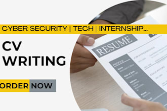 write cybersecurity resume, ats, internship, student, interview CV, tech resume