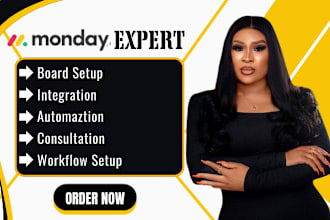 setup monday project management, be your project manager and virtual assistant