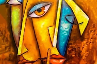 create magical abstract art, psychedelic, surrealism, trippy, album cover