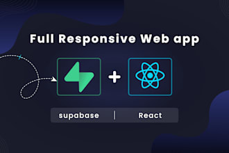 develop dashboard by using react and supabase