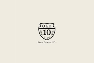 agriculture rural wheat farm logo design