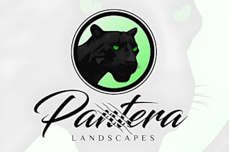 do modern living landscape, lawn care and agriculture logo with express delivery