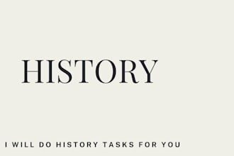 do arts, american, europian, canadian history, religious papers and essays