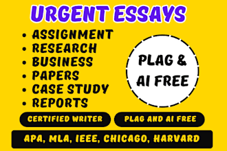 write case studies, business, papers, reports in mla, apa