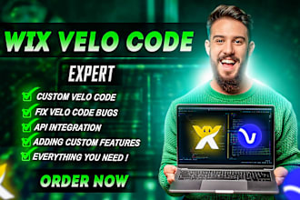 customize your wix website with wix code or wix velo code