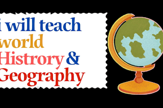 be your tutor of history and geography