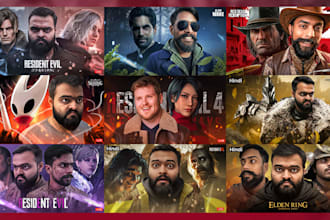 design premium gaming youtube thumbnail
