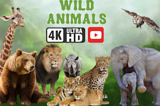 create wildlife animals copyright free videos for youtube
