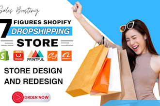 setup high converting automated shopify dropshipping store for passive income