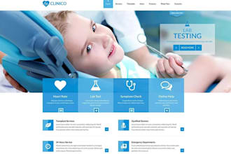 design healthcare, medical, doctor, dental website
