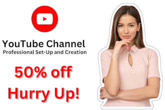 setup and create youtube channel