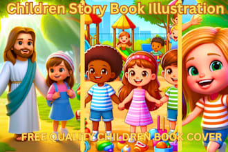 draw children story book illustration christian storybook children bible story