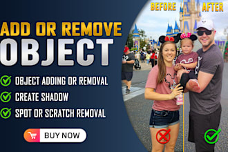 remove or add objects from images and do photoshop editing