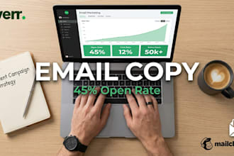 write high converting email sequences and newsletters